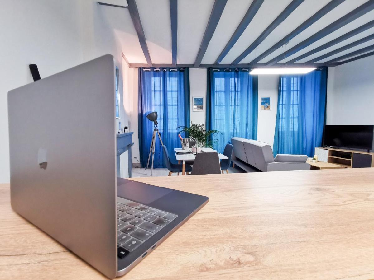 Appartement Ma Douce Charente - Superbe T3 Design Et Fonctionnel - Hyper Centre A Saintes Luaran gambar